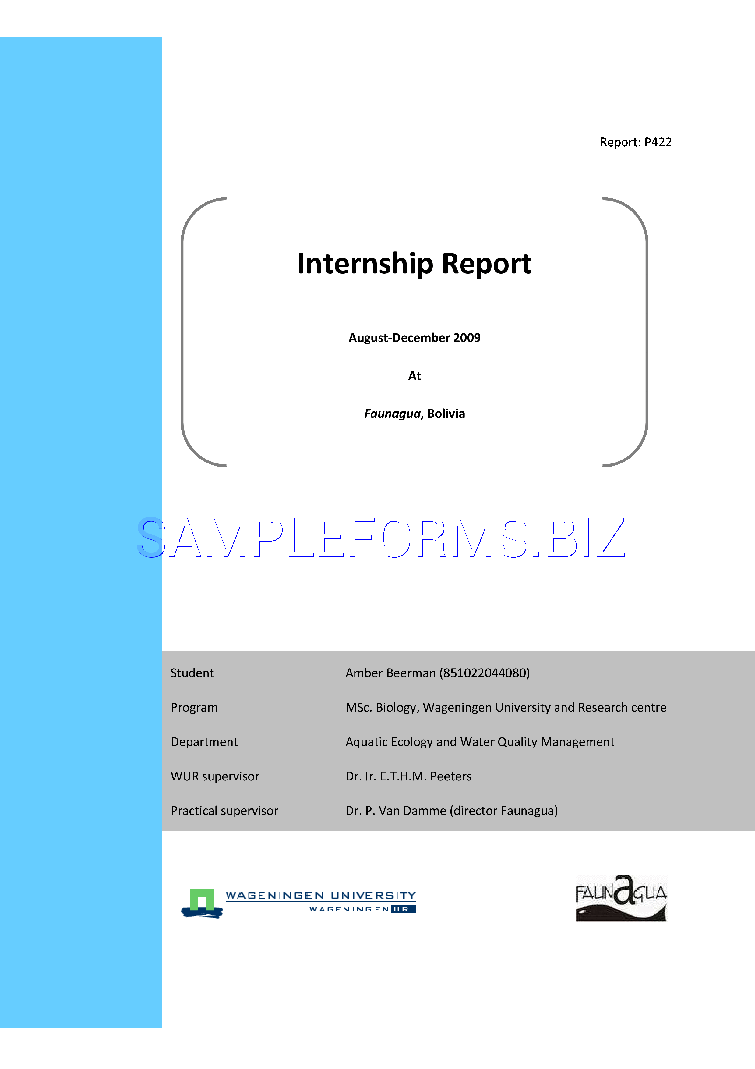 Preview free downloadable Internship Report 3 in PDF (page 1)